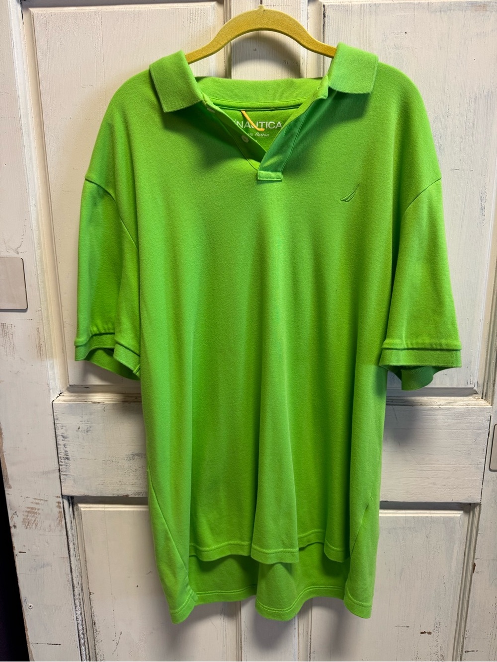 Nautica Men's Green Polo Shirt